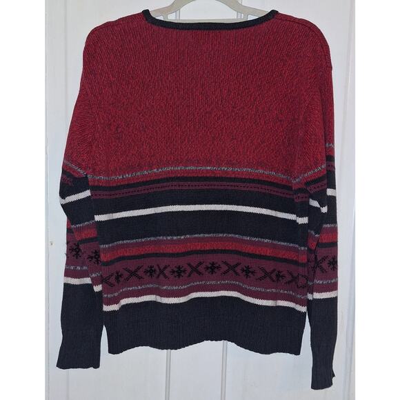 Vintage Cabin Creek Size Large Women's Sweater Dark Academia Cabincore Mountain - Picture 2 of 3